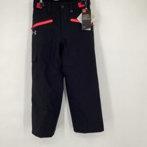 Girls Under‎ Armour ColdGear Storm Snow pants ski pants Black / Pink Small